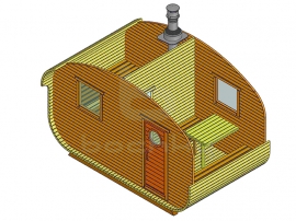 Баня-квадро-овалбочка 4х2