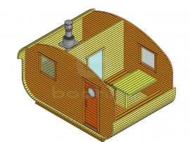 Баня-квадро-овалбочка 4х3
